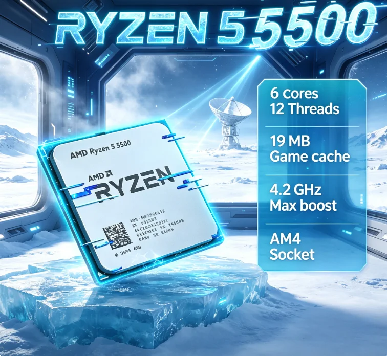 Amd Cpu Ryzen 5 - AMD Ryzen 5 5500 Giriş Seviyesi
