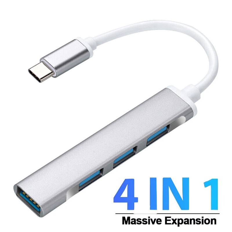 Laptop Accessories Macbook - 4'ü 1 Arada Tip-C Genişletici Hub