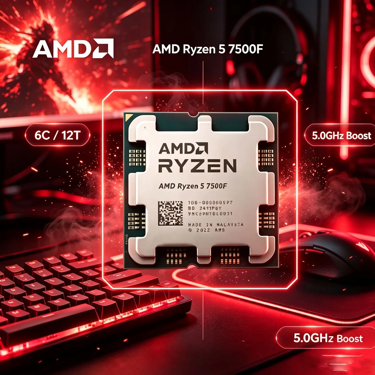 AMD Ryzen 5 7500F 6 Çekirdekli - Amd Cpu Ryzen 5 incelemesi ve fiyatı
