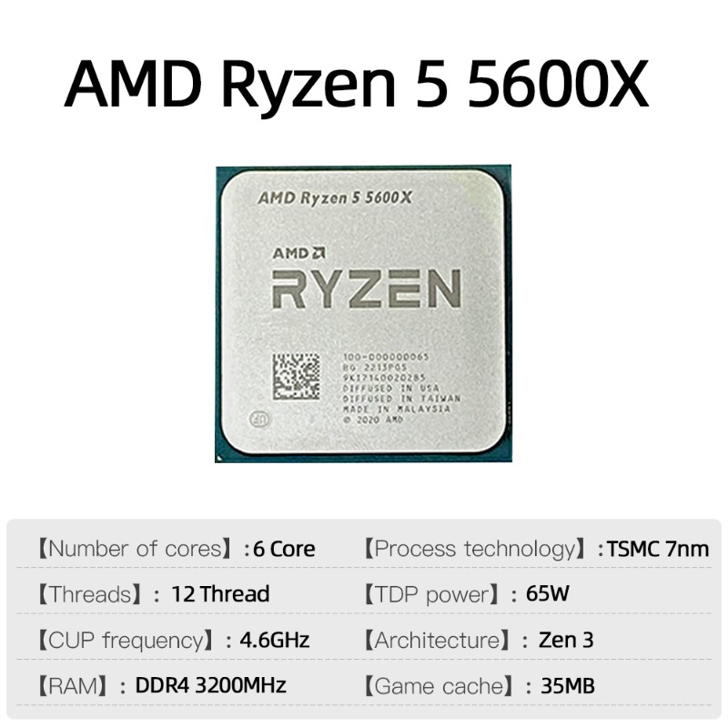 Oyun ve Çoklu Görev İşlemcisi  - Amd Cpu Ryzen 5 incelemesi ve fiyatı