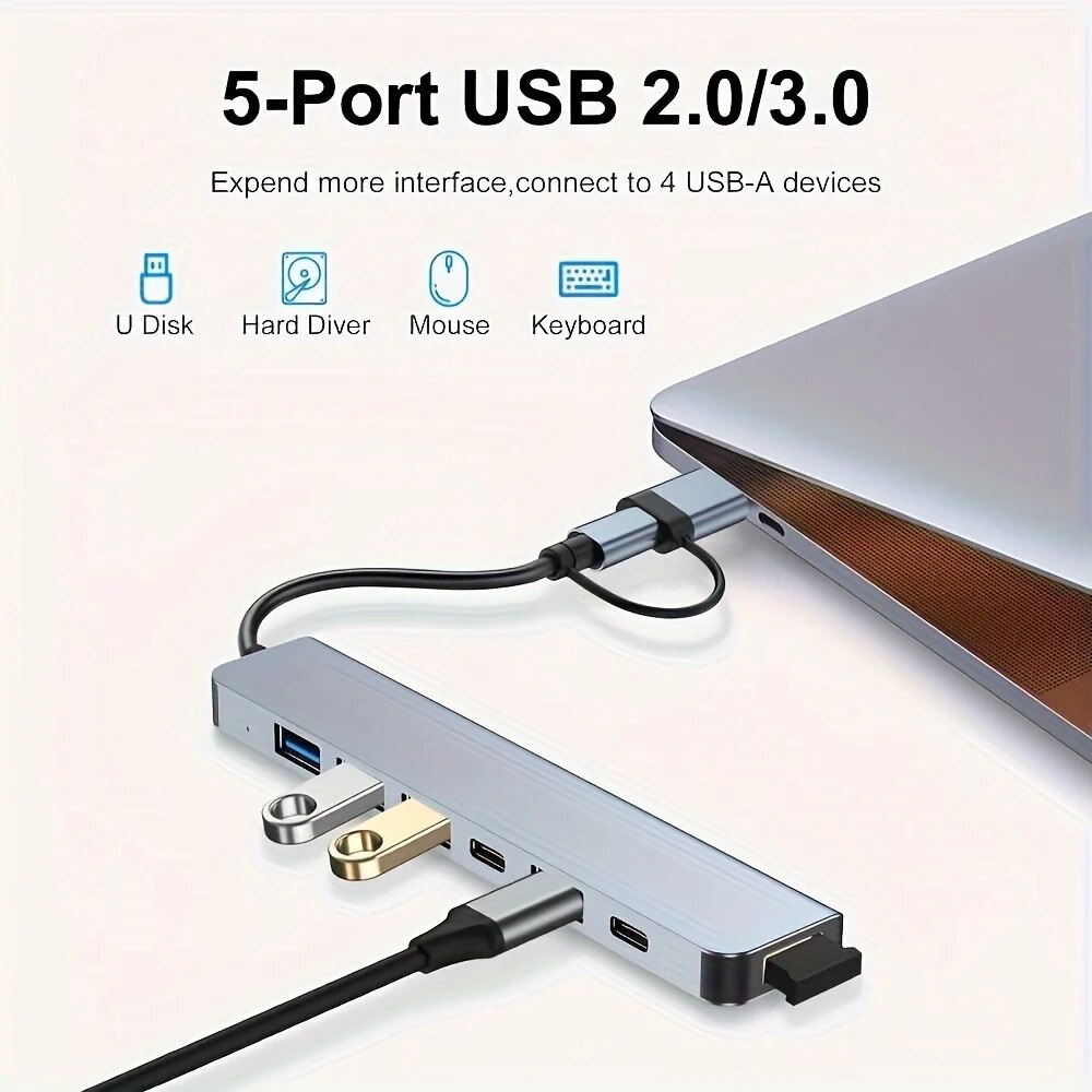 2'si 1 Arada USB3.0 Hub 7 Port - Laptop Accessories Macbook incelemesi ve fiyatı
